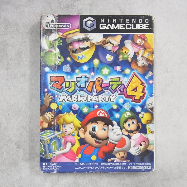 【中古ソフト】ゲームキューブ│マリオパーティ4 箱付
