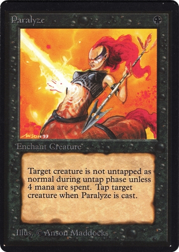 中古MTG【LEB】麻痺 / Paralyze《英》（MTG/マジック:ザ・ギャザリング）【管理:M1543A】