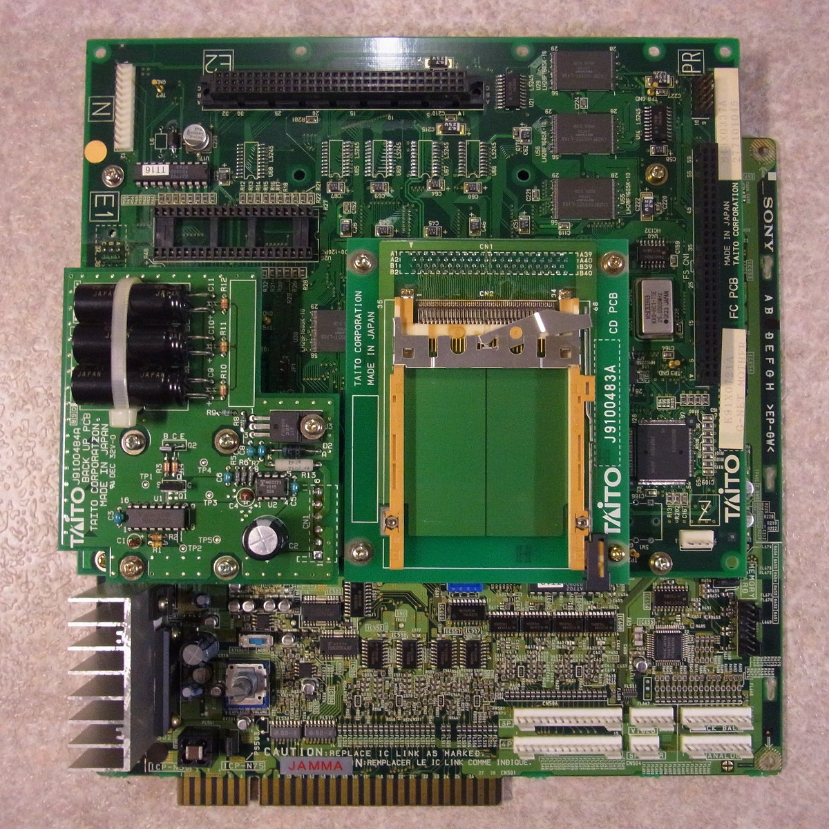 【中古アーケード基板】タイトー/TAITO G-NET マザーボード Gネット 動作確認済