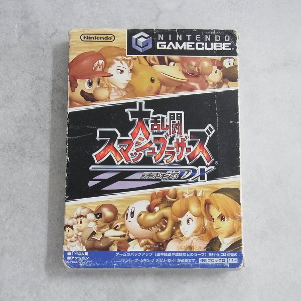 【中古ソフト】ゲームキューブ│大乱闘スマッシュブラザーズ デラックス 箱付