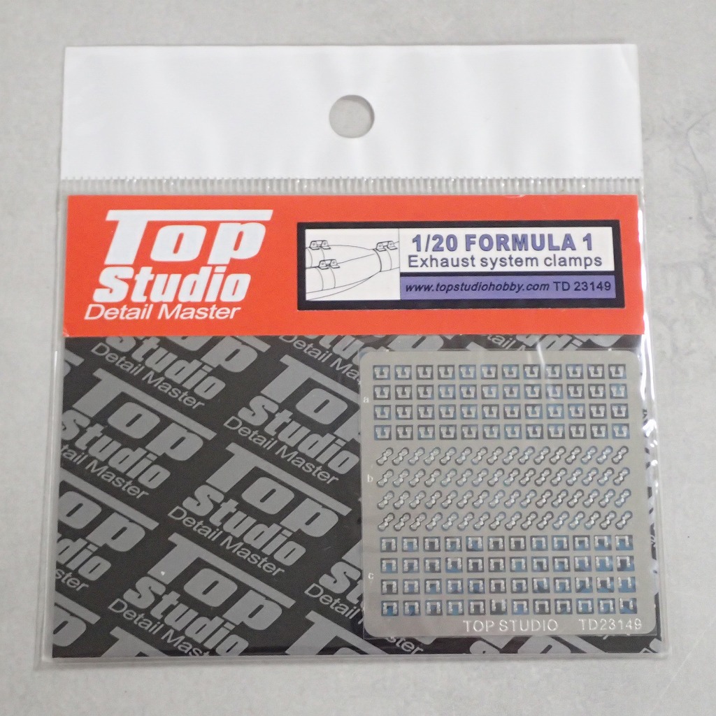 Top Studio 1/20 F-1 エキゾーストシステムクランプ TD23149 【未開封】