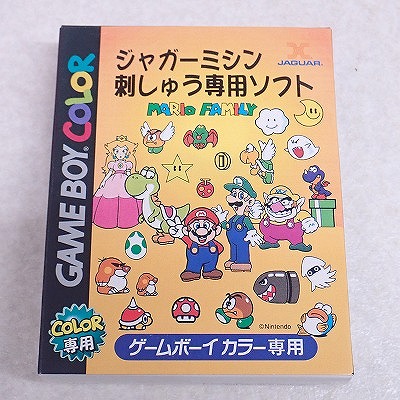 【中古ソフト】ゲームボーイカラー｜ジャガーミシン刺しゅう専用ソフト MARIO FAMILY