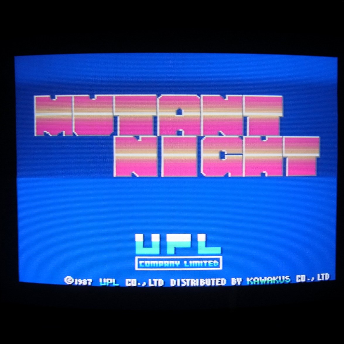 【中古アーケード基板】ユーピーエル/UPL ミュータントナイト MUTANT NIGHT 動作確認済