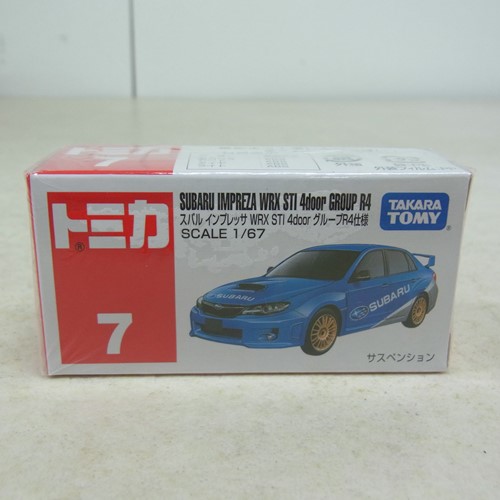 トミカ 7 スバル インプレッサ WRX STI 4door グループR4仕様【未開封】