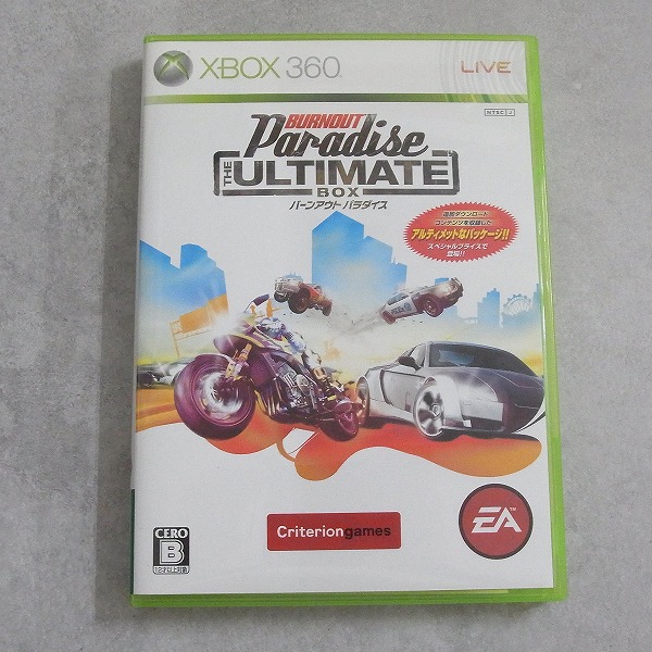 【中古ソフト】XBOX360｜BURN OUT Paradise ULTIMATE BOX