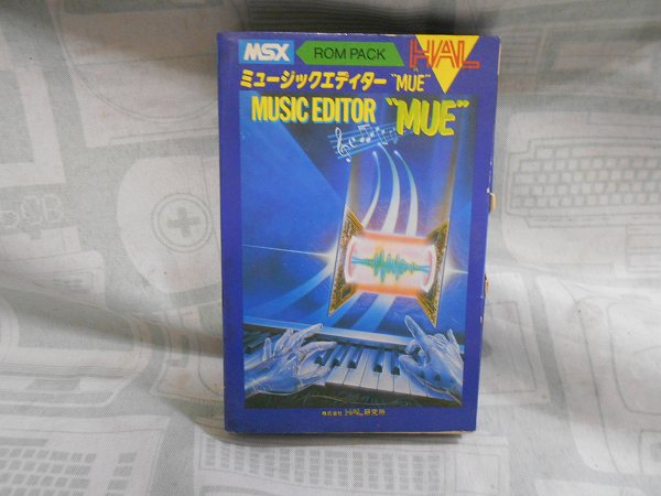 【店頭併売品】MSX「ミュージックエディター "MUE"」 ROM版【TY-4959】