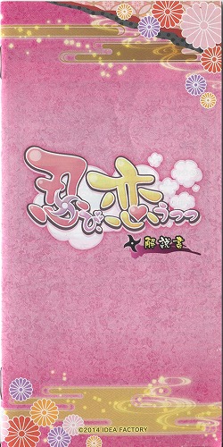 【セール品】[説明書のみ]忍び、恋うつつ