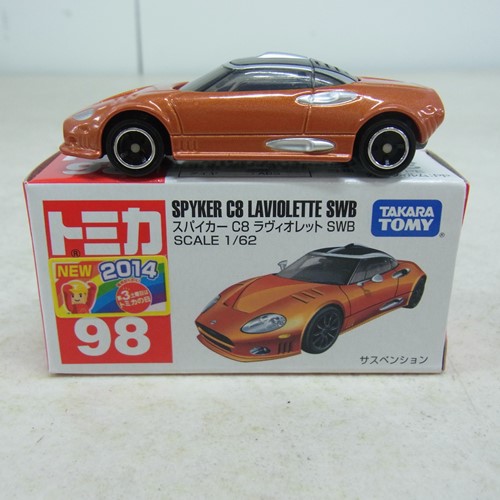 トミカ 98 スパイカー C8 ラヴィオレット SWB