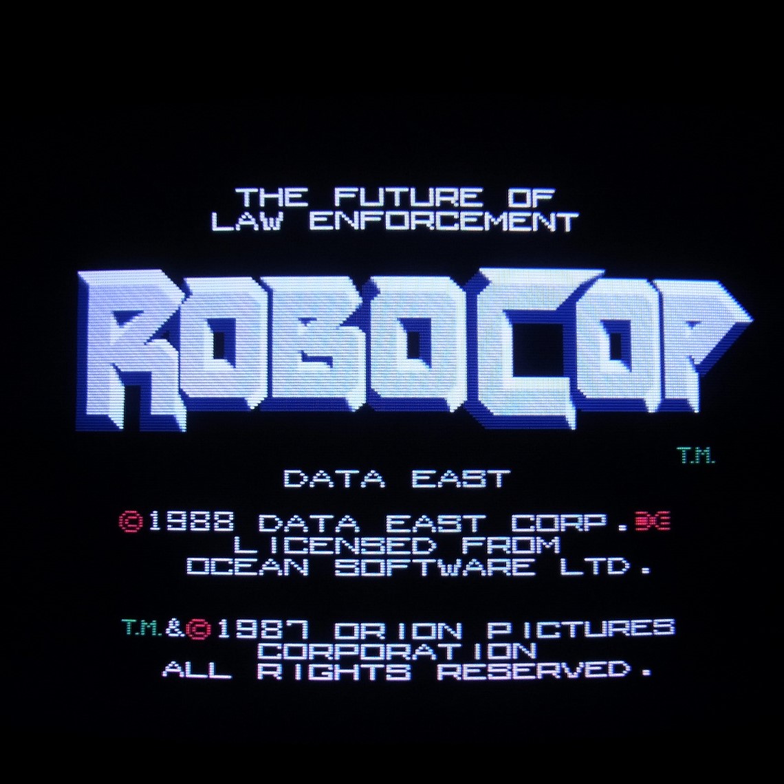 【中古アーケード基板】データイースト/DATA EAST ロボコップ ROBOCOP DECO インスト純正