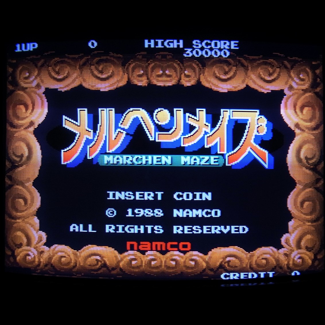 【中古アーケード基板】ナムコ/NAMCO メルヘンメイズ Maerchen Maze イン取純正 ポップ付