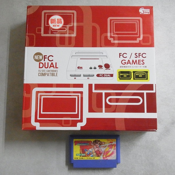 【中古ハード】GAME JOY│NEW FC DUAL/ソフト1本付