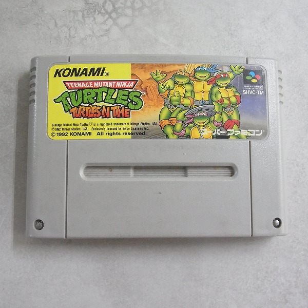【中古ソフト】スーパーファミコン│ティーンエイジ ミュータント ニンジャ タートルズ イン タイム