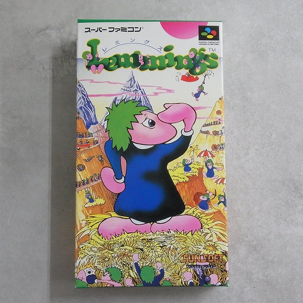 【中古ソフト】スーパーファミコン│レミングス 箱付