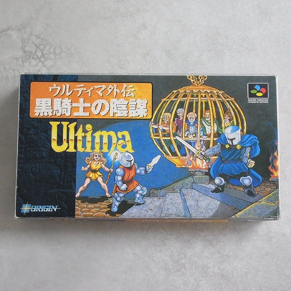 【中古ソフト】スーパーファミコン│Ultima ウルティマ外伝 黒騎士の陰謀  箱付