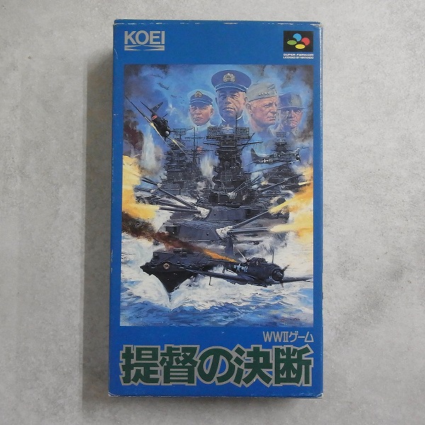 【中古ソフト】スーパーファミコン│提督の決断 箱付