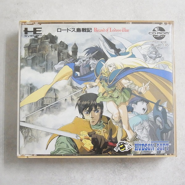 【中古ソフト】PCエンジン CD-ROM2丨ロードス島戦記