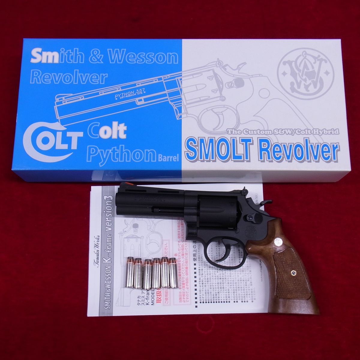 ■ タナカ スモルトリボルバー 4インチ ver.3 HWモデルガン ダミーカート付属