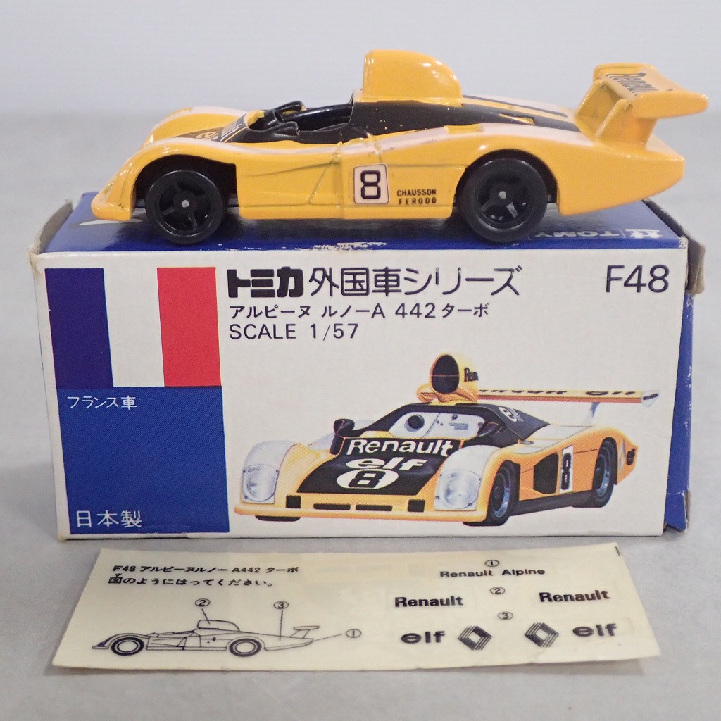 BEEP ゲームグッズ通販 / トミカ F48 アルピーヌ ルノーA442 ターボ 日本製