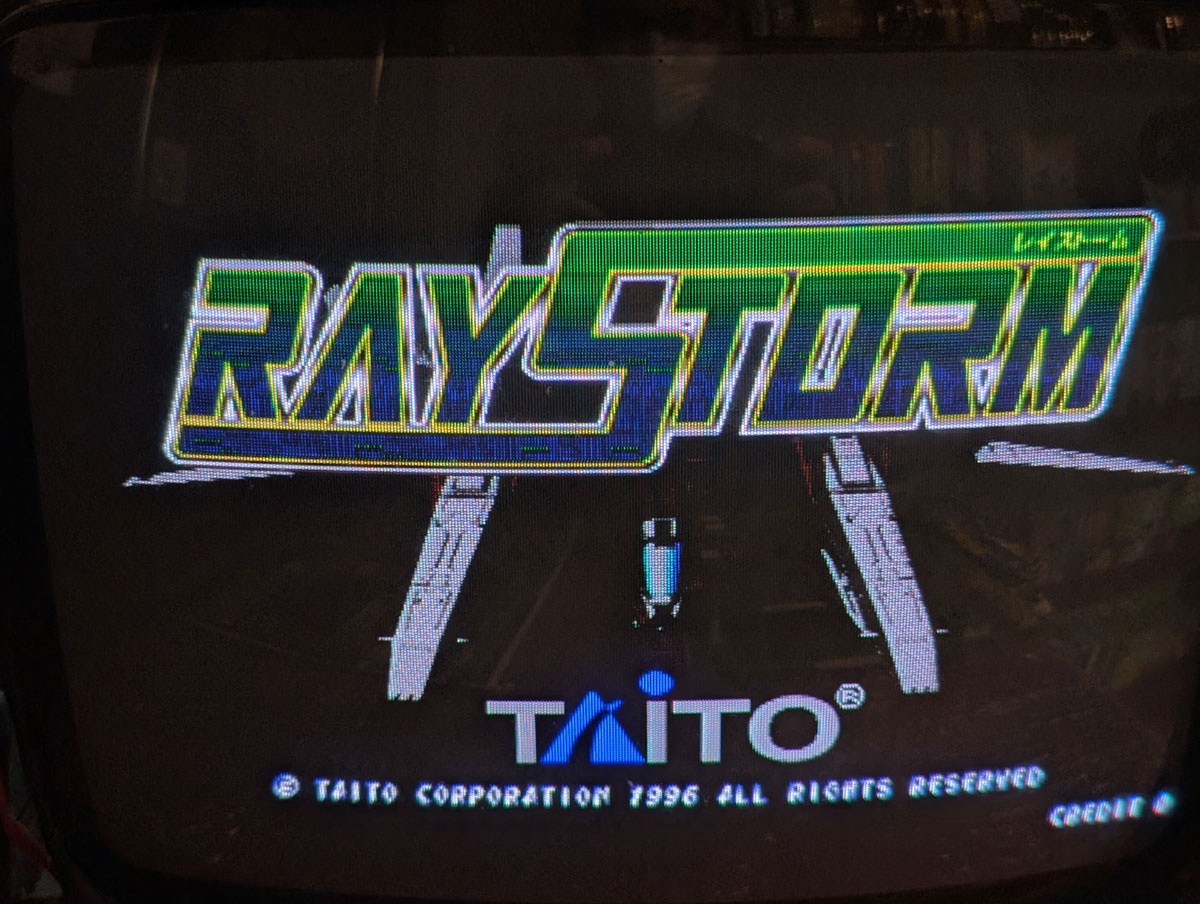 【店頭併売品】（アーケード基板）タイトー「レイストーム」【AR-3804】