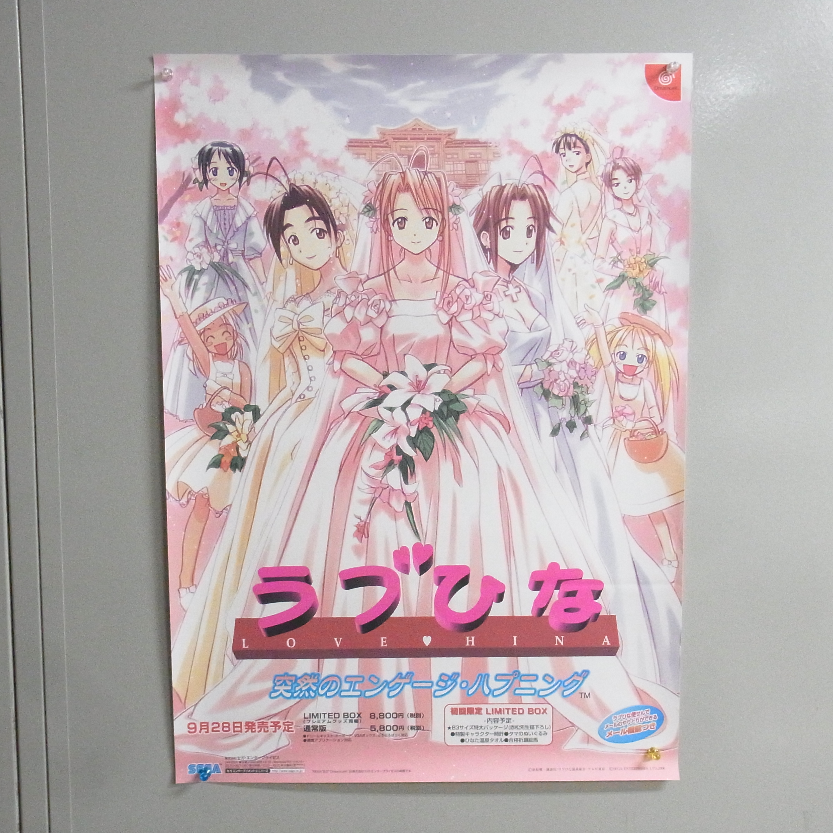 【中古ポスター】ドリームキャスト│ラブひな/B2