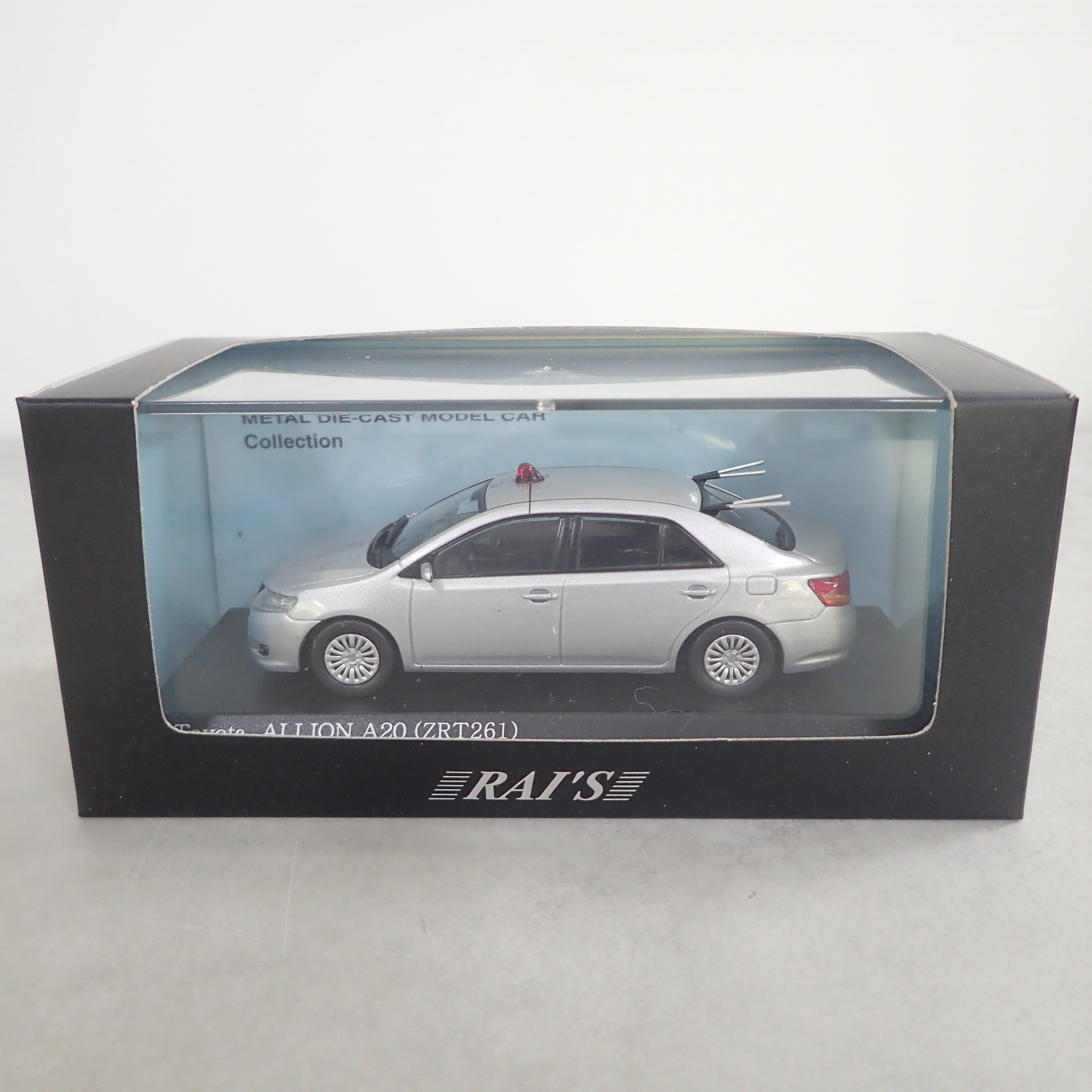 レイズ 1/43 トヨタ アリオン（ZRT261） A20 2008 警察本部刑事部機動捜査隊車両