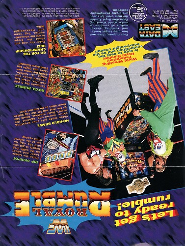 【中古チラシ】データイースト｜WWF Royal Rumble Pinball
