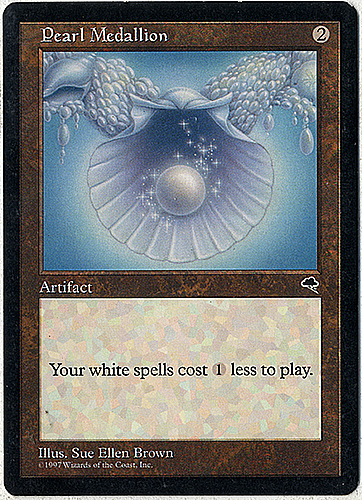 中古MTG【TMP】真珠の大メダル / Pearl Medallion《英》（MTG/マジック:ザ・ギャザリング）【管理:M0089A】