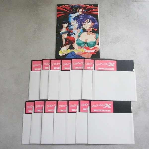 【中古PCソフト】PC-9801 │あにまーじゃんX  /5インチ