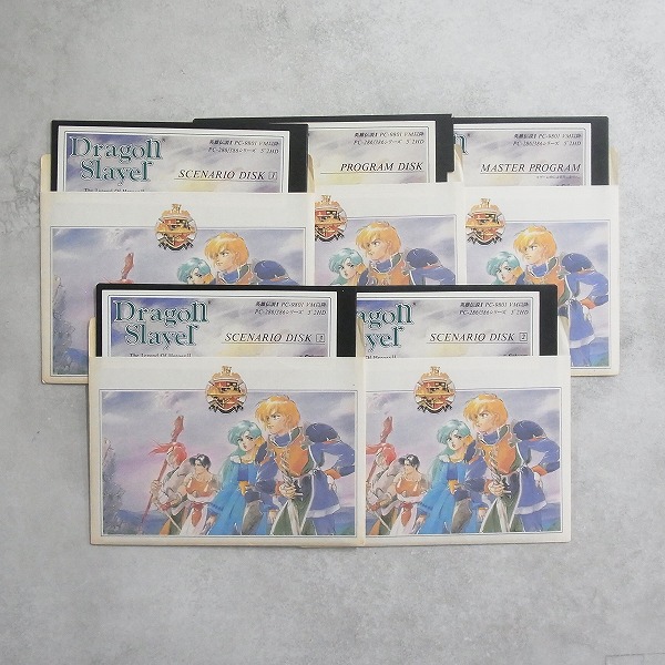 【中古PCソフト】PC-9801 │ドラゴンスレイヤー 英雄伝説II/5インチ