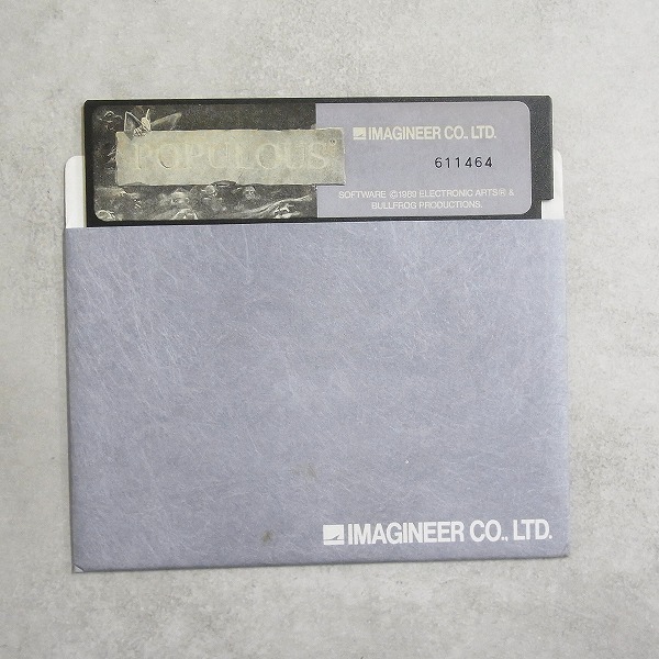 【中古PCソフト】PC-9801 │ポピュラス/5インチ