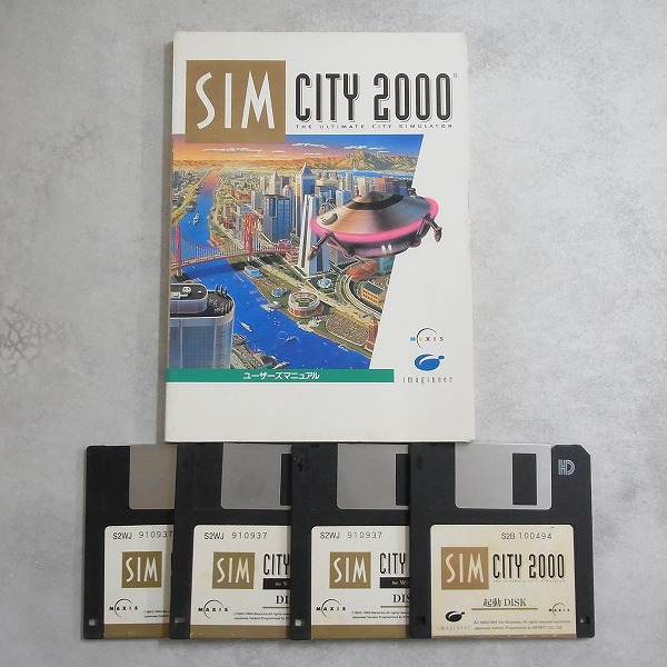 【中古PCソフト】PC-9801 │シムシティ2000/3.5インチ