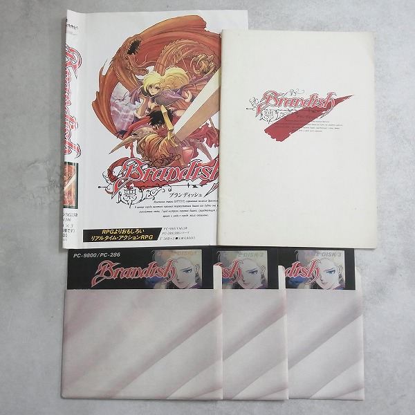 【中古PCソフト】PC-9801 │ブランディッシュ/5インチ