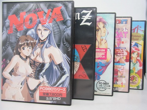 【中古PCソフト】NOVA-ノヴァ-・アンビヴァレンツZ-二律背反-・誘惑 他 5本セット/PC-9801/3.5インチ