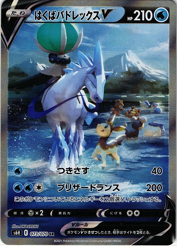 ポケモンカード はくばバドレックスV SR｜073/070【管理:P0752】
