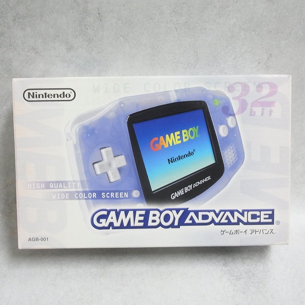 【中古ハード】ゲームボーイアドバンス 本体 ミルキーブルー AGB-001