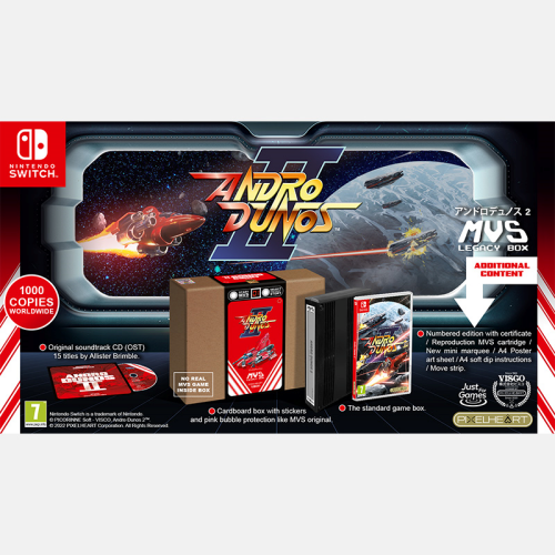 【海外輸入品】【Switch版】Andro Dunos 2 MVS Edition SWITCH [EUR]