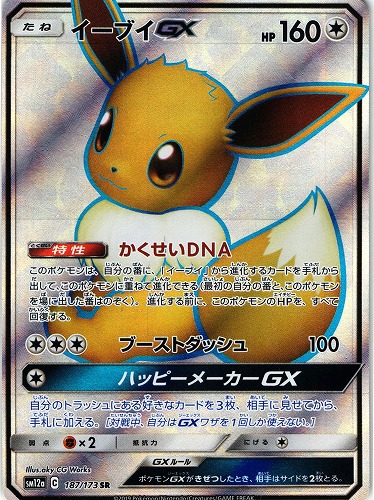 ポケモンカード イーブイGX SR｜187/173【管理:P0803】