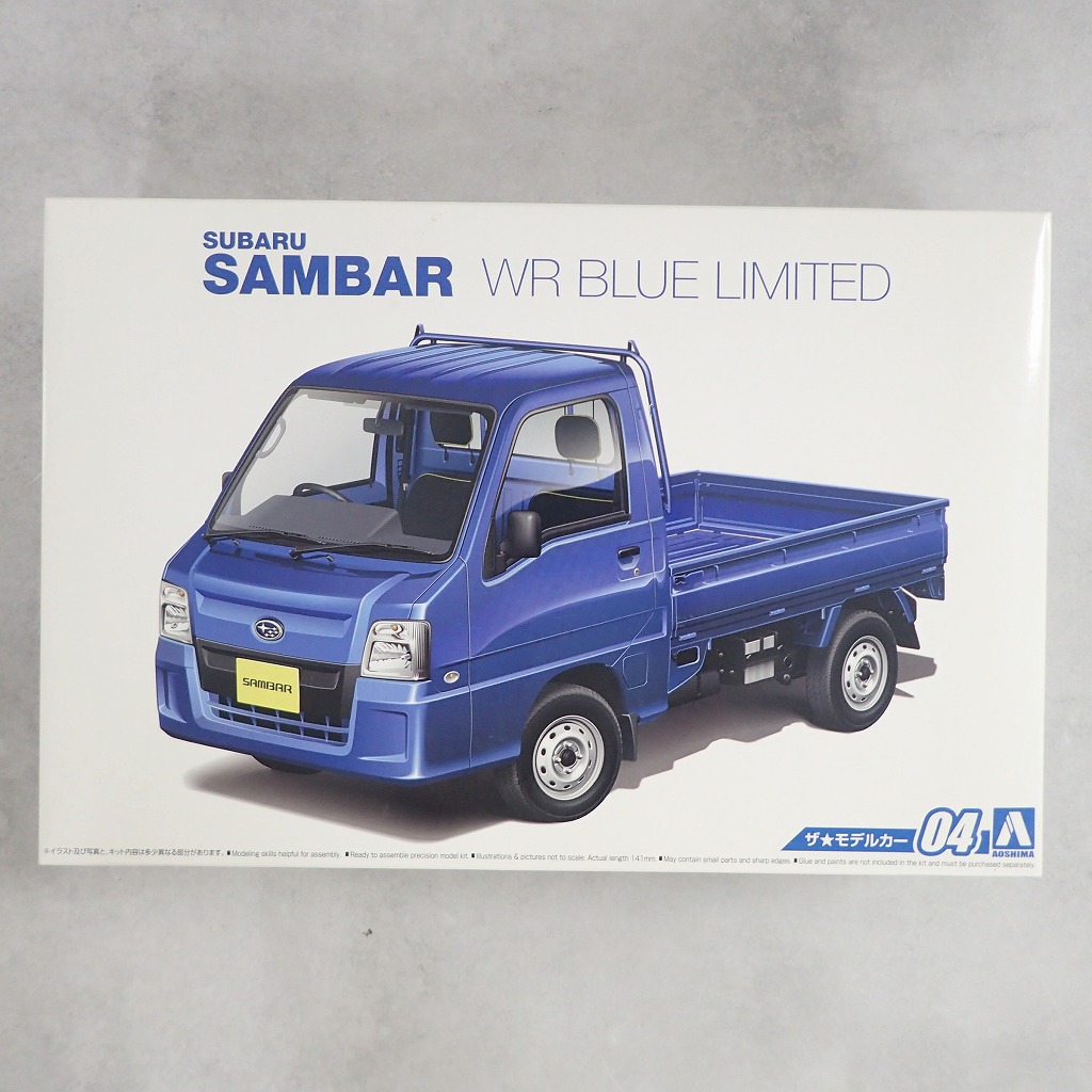 アオシマ 1/24 スバル TT2 サンバートラック WRブルーリミテッド '11