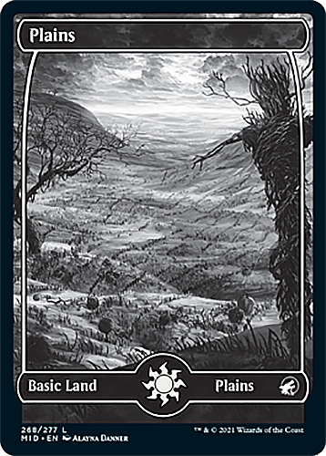 中古MTG【MID】（Foil）平地/Plains（268）《日》（MTG/マジック:ザ・ギャザリング）【管理:M0155】