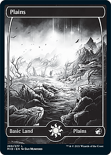 中古MTG【MID】（Foil）平地/Plains（269）《日》（MTG/マジック:ザ・ギャザリング）【管理:M0156】