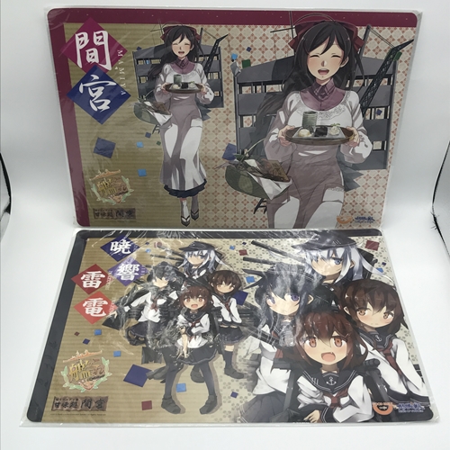 【カートイワークス】【中古グッズ】艦隊これくしょん〜艦これ〜×グッ鉄 甘味処 間宮/第六駆逐隊 紙製ランチョンマット 2枚セット【G-15691】