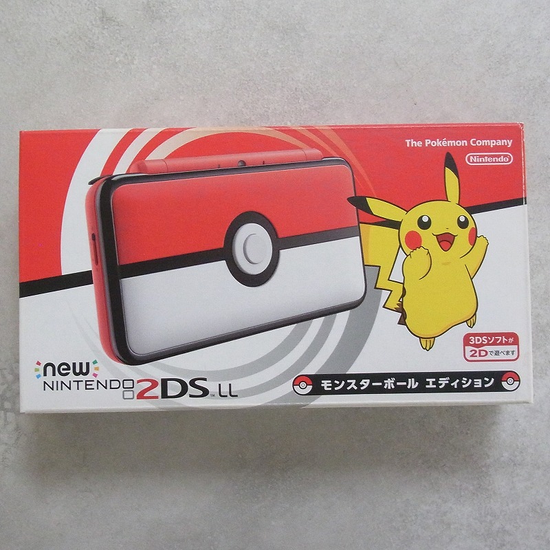 【店頭取扱品】【中古ハード】Newニンテンドー2DSLL本体 モンスターボールエディション