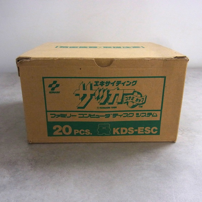 【中古グッズ】ディスクシステム│エキサイティング サッカー コナミカップ/カートン段ボール