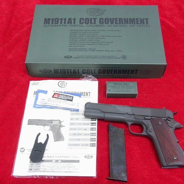 東京マルイ ガスブロ M1911A1 コルトガバメント 木製グリップ GBB