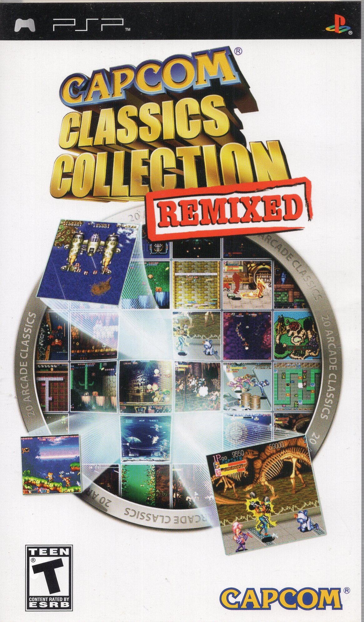 【中古ソフト】PSP｜ CAPCOM CLASSICS COLLECTION REMIXED 海外版