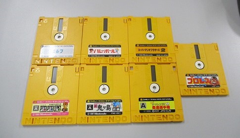 【中古ソフト】ディスクシステム｜ゴルフ/ビッグチャレンジ柔道選手権/7本セット