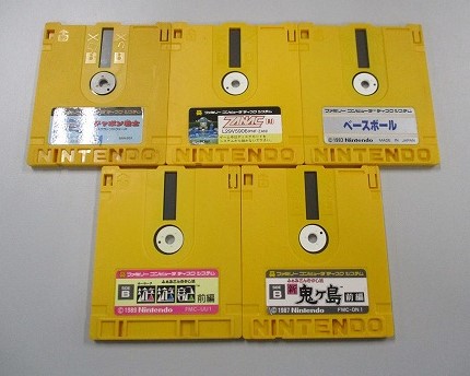 【中古ソフト】ディスクシステム｜ベースボール/帰ってきたマリオブラザーズ/5本セット