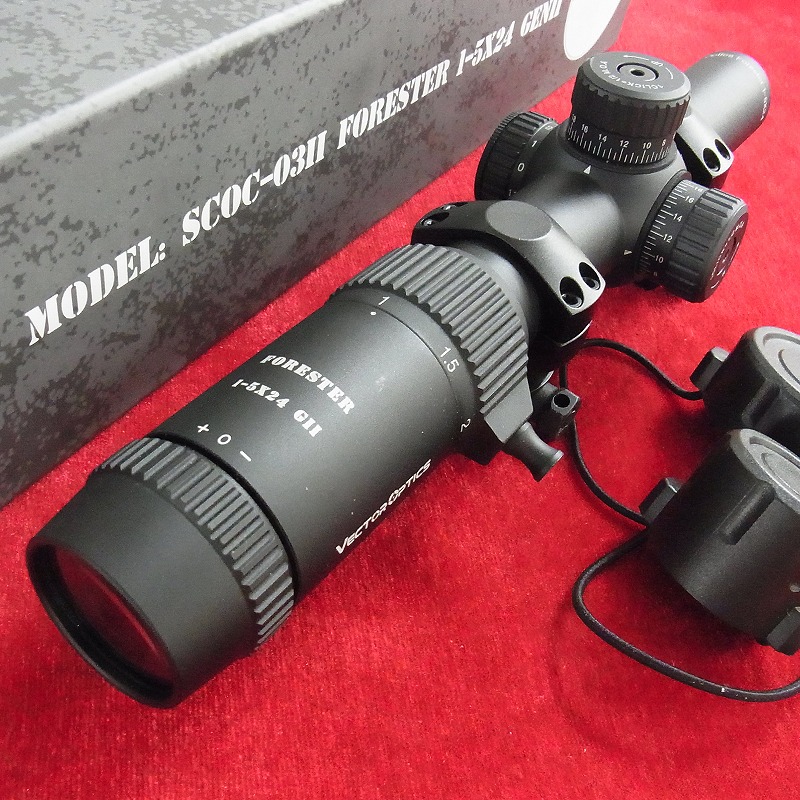 VECTOR OPTICS ベクターオプティクス ライフルスコープ FORESTER フォレスター 1-5x24 GII