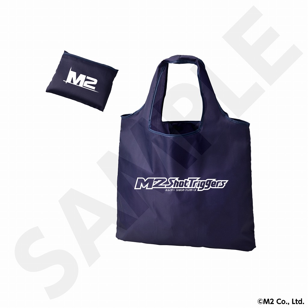 【M2STG弩感謝祭】 エムツー＆M2ShotTriggersロゴ 折りたたみエコバッグ