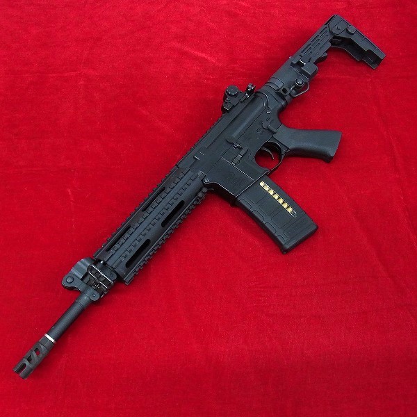 フルカスタム品 東京マルイ スタンダード M4A1ベース / 実物 OLYMPIC ARMS ハンドガード / BUSH MASTER XM15-E2S メタルフレーム